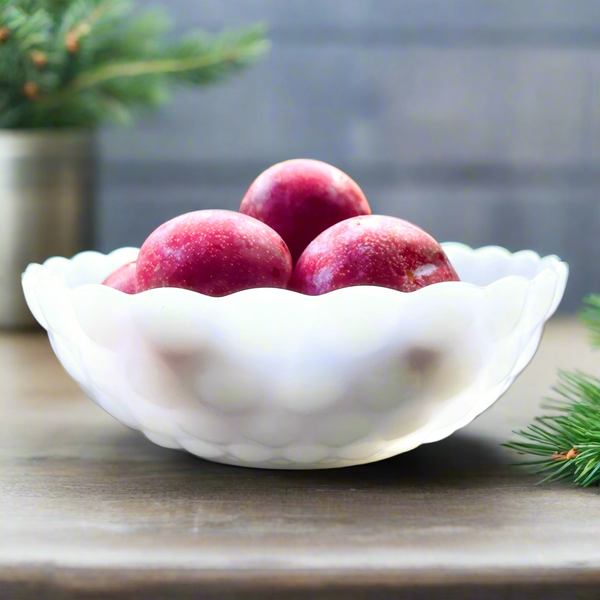 6 MILK discount GLASS SERVING BUBBLE BOWLS