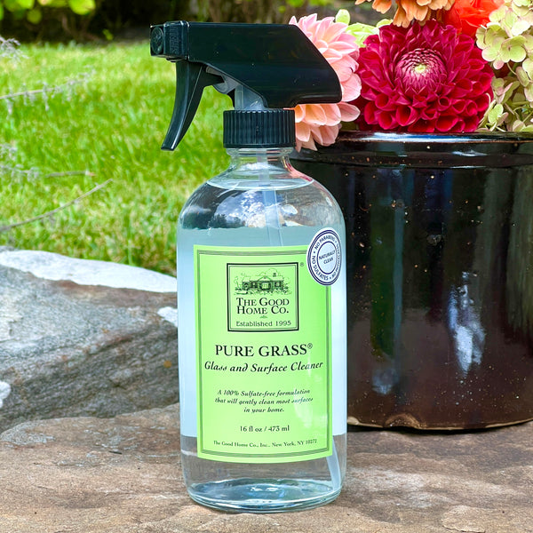 Pure Grass glass and surface cleaner by Good Home Company