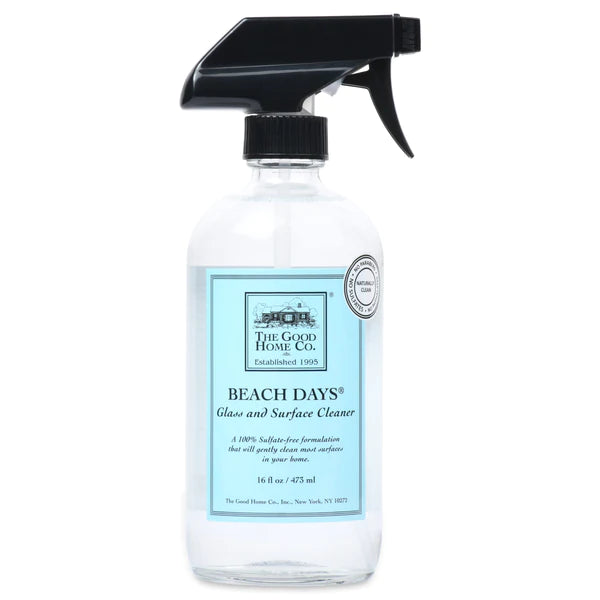 Good Home Company Beach days glass and surface cleaner spray 