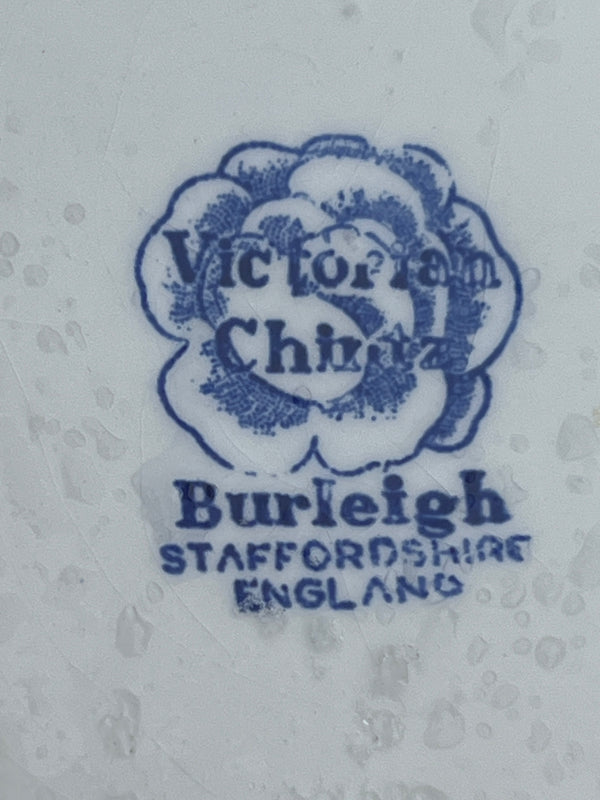 Burleigh Victorian Chintz Blue Pitcher
