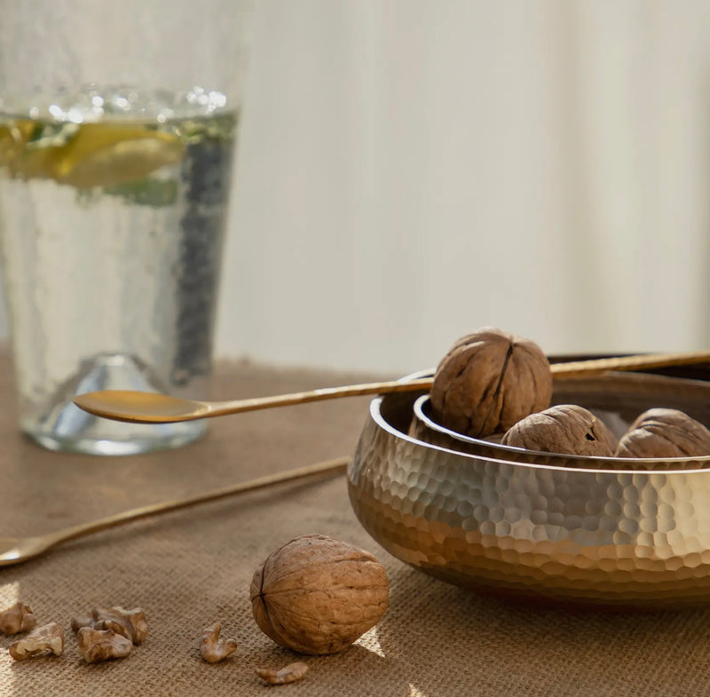 Pebbled Long Spoons Set of 2