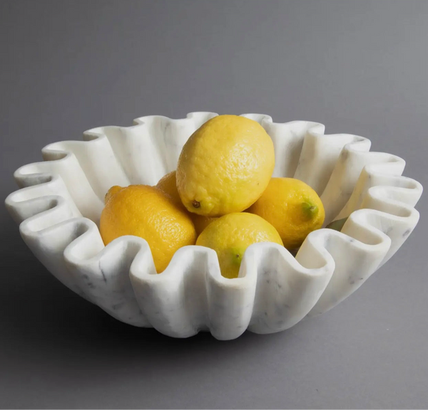 Marble lotus bowl 