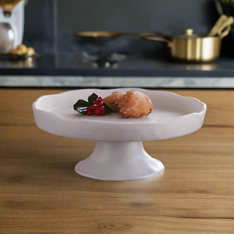 Nube Melamine Pedestal Cake Plate