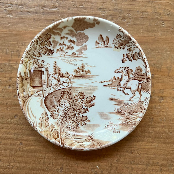 English staffordshire plate