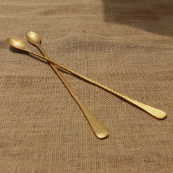 Brass spoon set