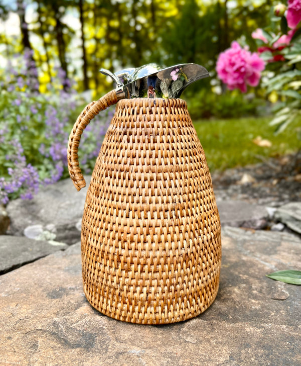 Rattan carafe by artifacts 