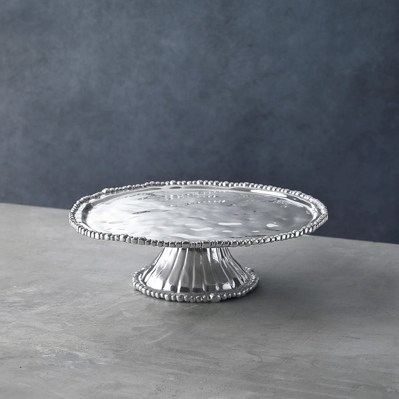 Organic Pearl Nova Pedestal Cake Plate