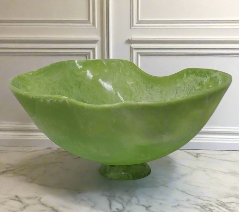 Green Resin Bowl Grand Size