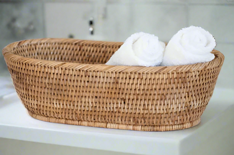 Rattan Bread Basket by Artifacts