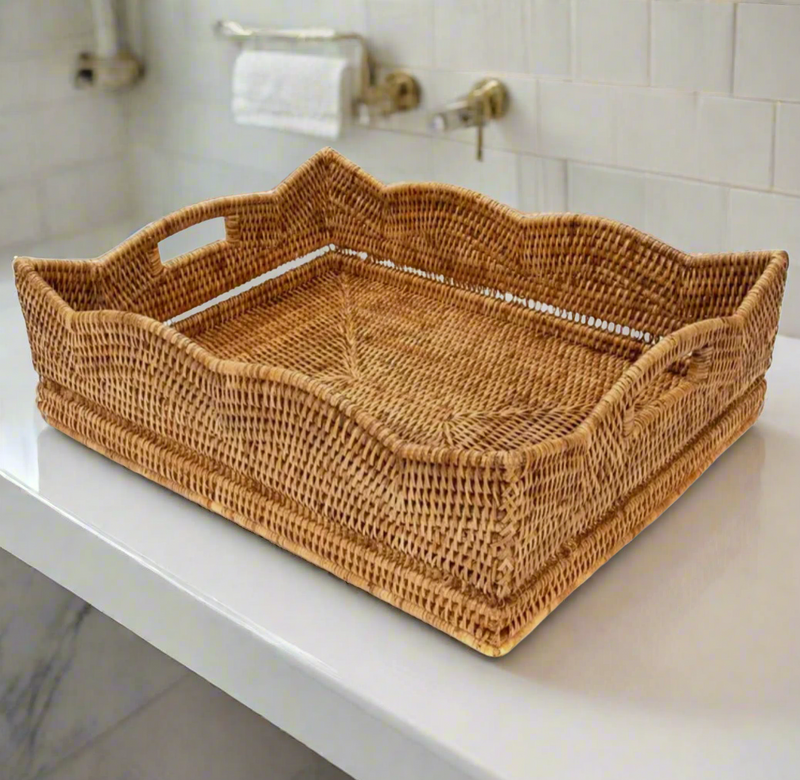 Rattan Rectangular Basket