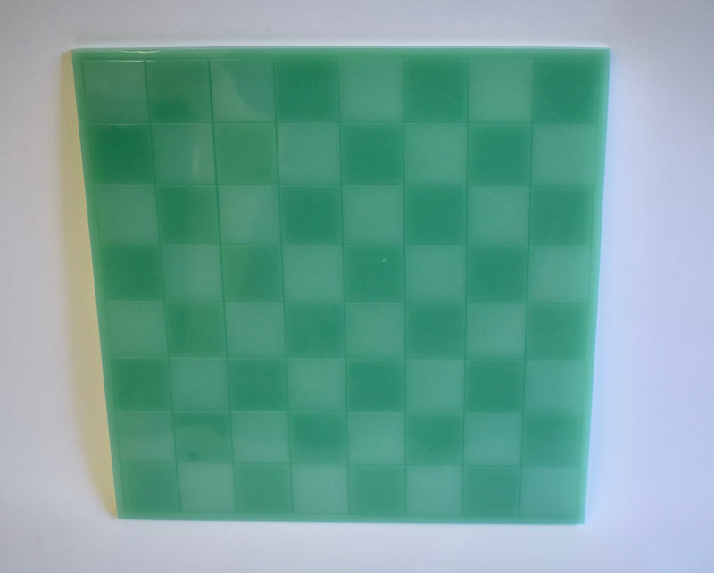 Handmade Chessboard Set in Jadeite Green