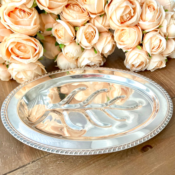 Vintage silver platter 