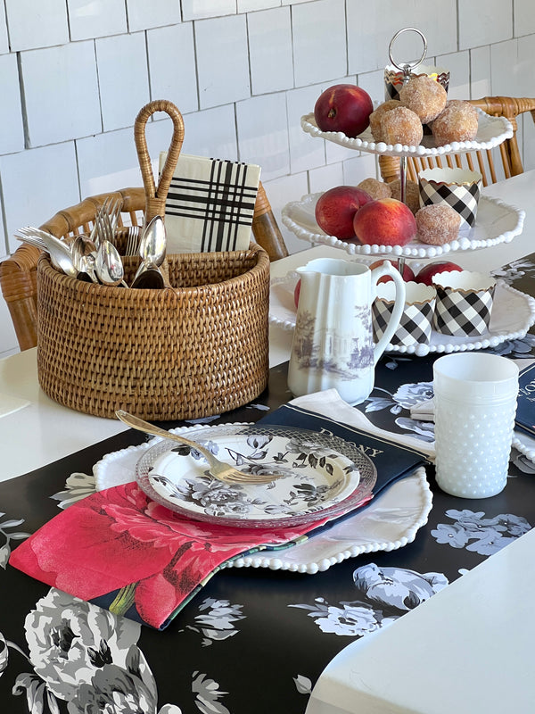 Rattan Cutlery Caddy