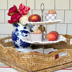 rattan rectangular tray by Artifacts