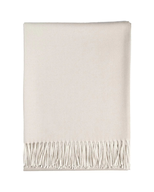 Baby Alpaca Throw in Porcelain by Shupaca available to Pre Order Now