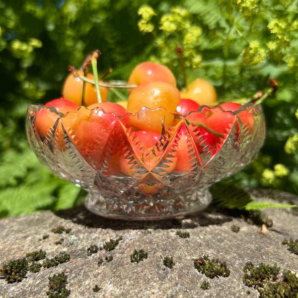 Vintage Glass Berry Bowls Set of 6
