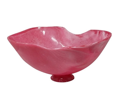 Pink resin bowl 