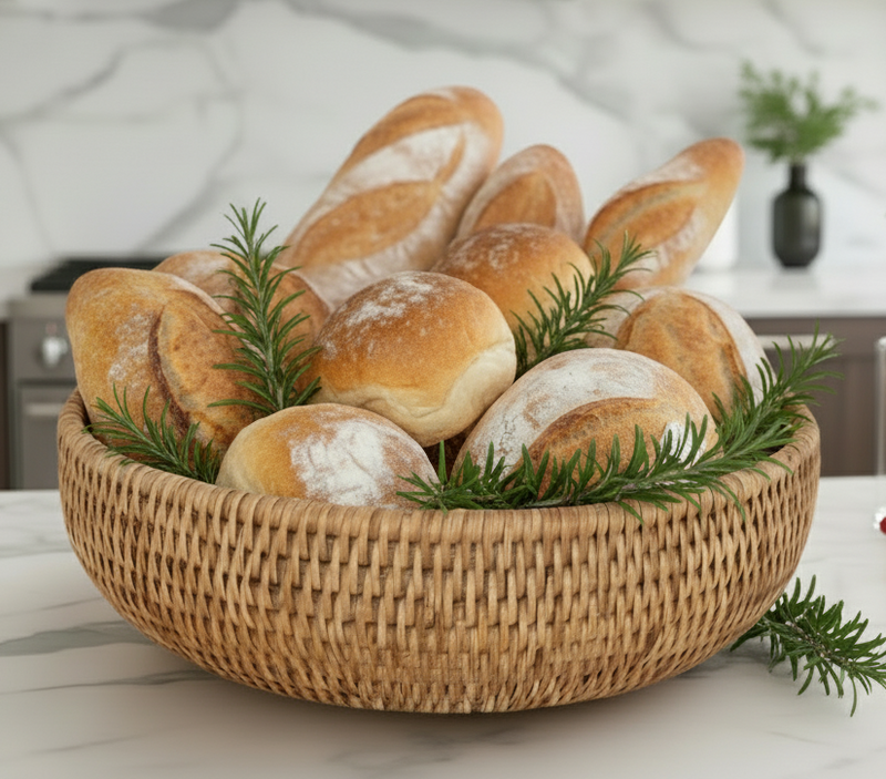 Rattan Round Everything Basket