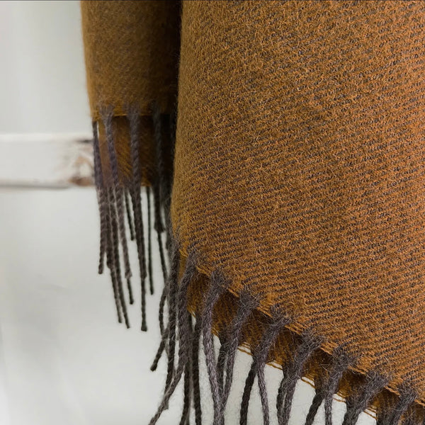 Baby Alpaca Throw in Golden Chestnut NEW!