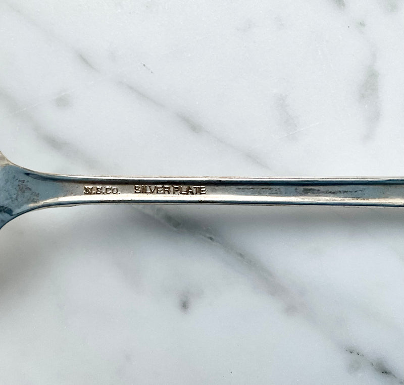 Vintage Silver Iced Tea Spoons Set of 5