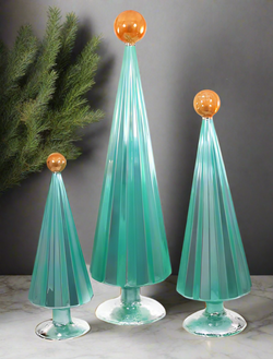 Glass pleated trees by Cody foster 