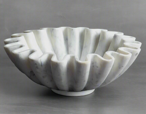 Marble lotus bowl 