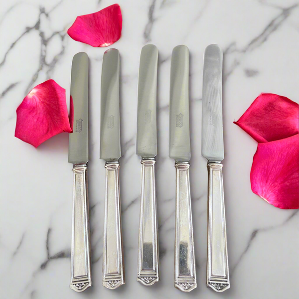 Vintage silver knives