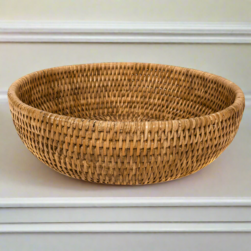 Rattan basket by artifacts 