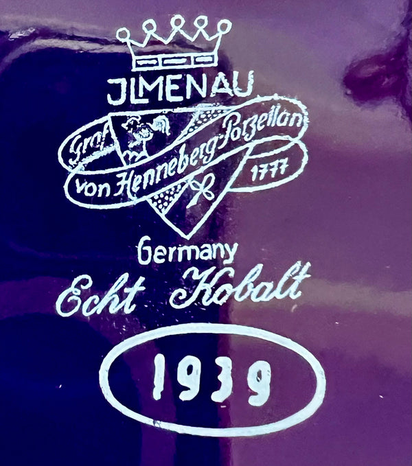 Vintage Echt Kobalt Blue Plate made in Germany