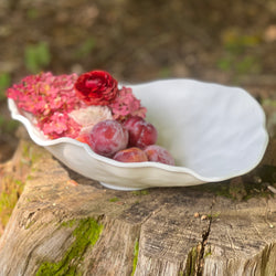 White Melamine bowl by Beatriz Ball