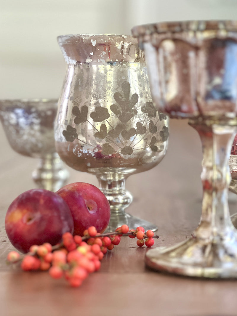 Last Call! Premium Luxury Weight Mercury Glass Tabletop Decorative Vessels in Assorted Shapes and Sizes