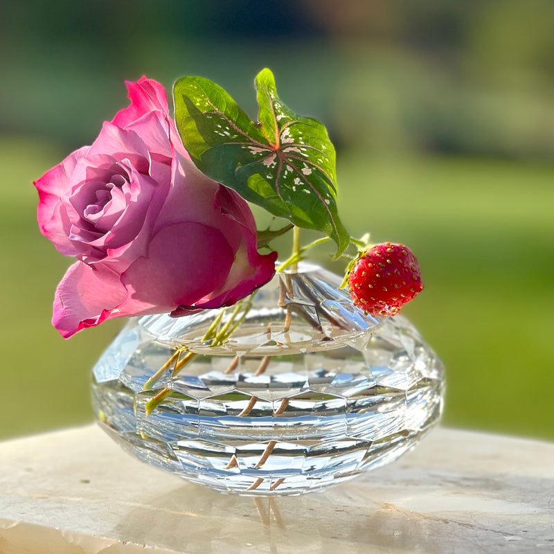 Brilliant Faceted Bud Vase Trio Gift Set by Beatriz Ball