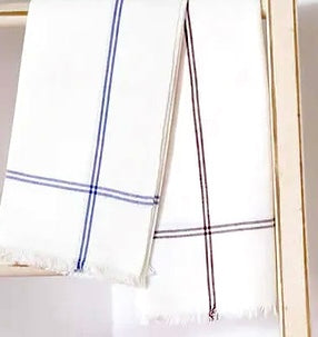Handwoven Napkins in Blue Stripe Set of 4