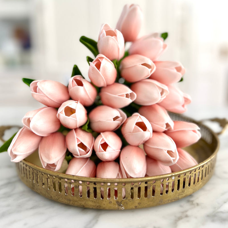 Faux Floral Tulips Bundle in Pink