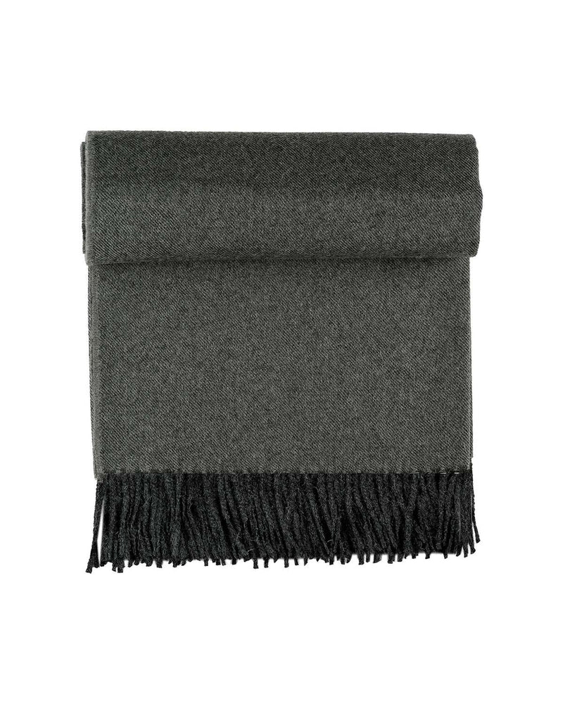 Baby Alpaca Throw in Carbon by Shupaca