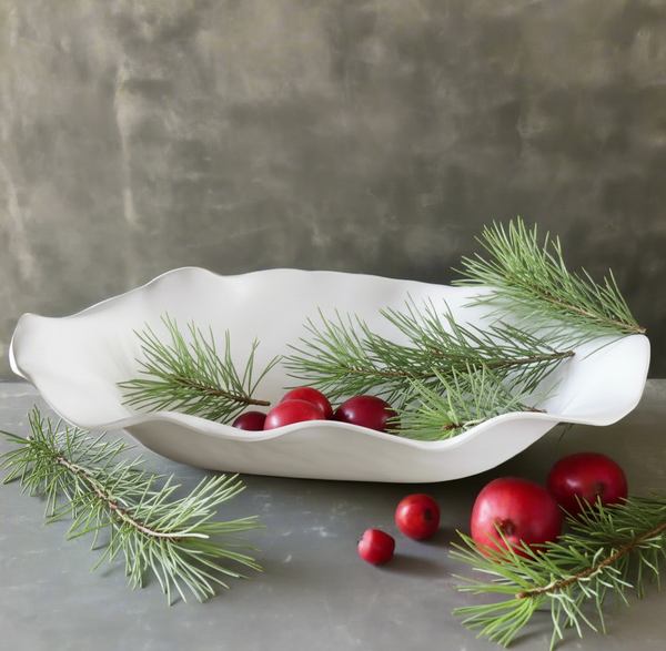 White melamine bowl 