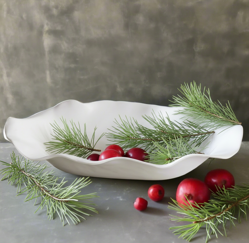 White melamine bowl 