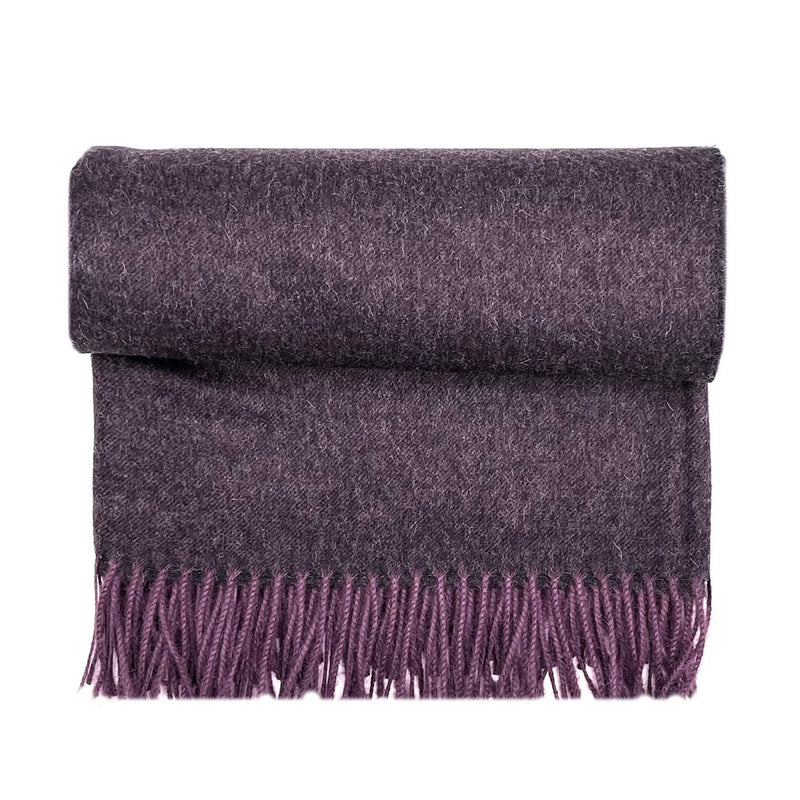 Baby Alpaca Throw in Elderberry by Shupaca New Color!