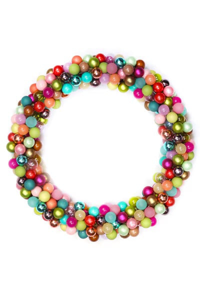 Jolly Ball Wreath Large Almost Gone!