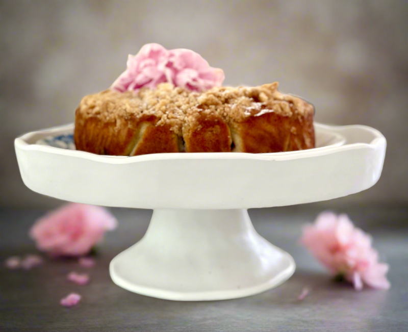 White melamine cake stand 