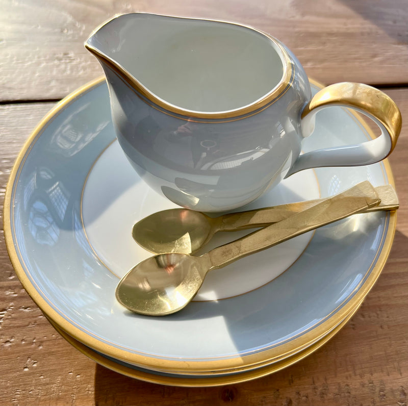 Gold Spoons for Coffee set of 4