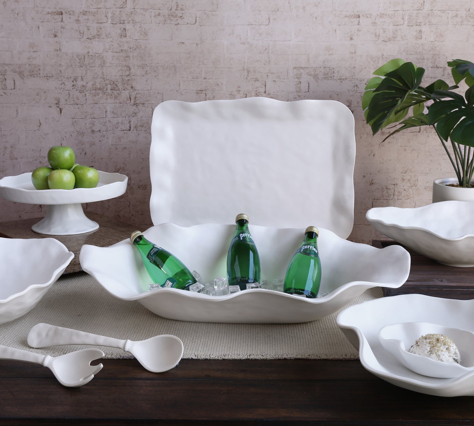 Nube Oval Centerpiece Melamine Bowl Extra Large Oprah's Favorite