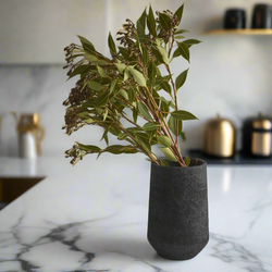 Black vase