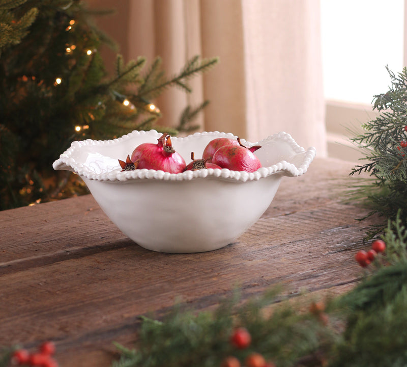 Vida Algeria Large Bowl with Salad Servers