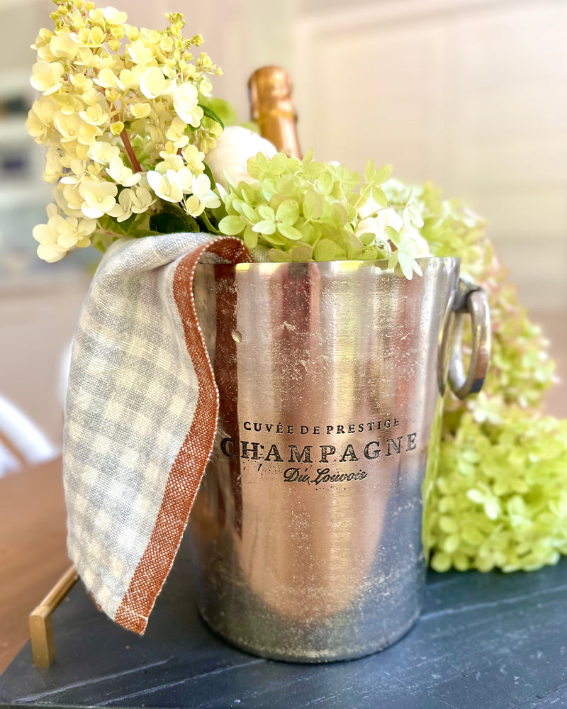 French champagne ice bucket 