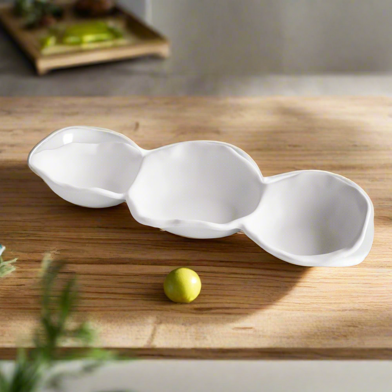 Nube Triple Dip Melamine Server