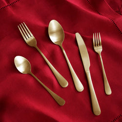 Dishwasher safe Gold cutlery 