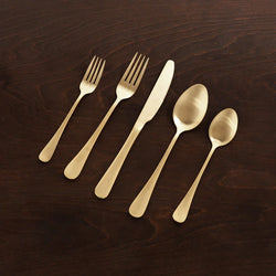 Dishwasher safe Gold cutlery 