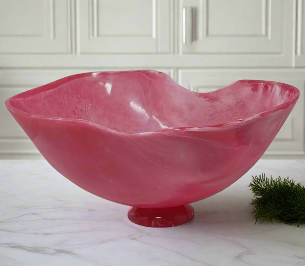 Pink Resin Bowl Grand Size