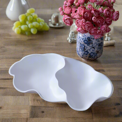 Double dip melamine bowl 